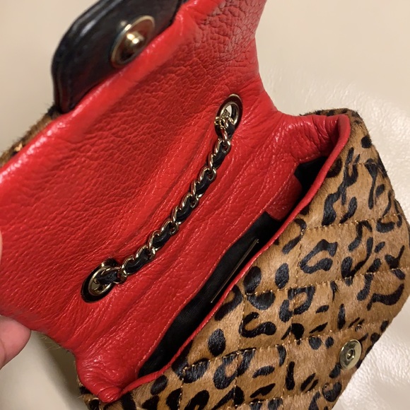 Purification Garcia Quilted Animal Print Leather Hand Bag - Picture 6 of 6